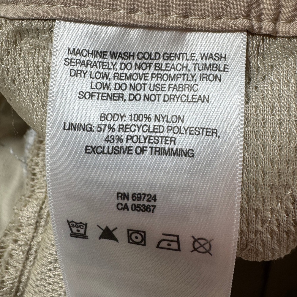 Columbia‎ Women's PFG Pants Khaki 12 Omni-Shade Fishing Hiking Cargo Lightweight - Picture 12 of 12